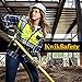 KwikSafety (Charlotte, NC SPECIALIST Class 2 ANSI Safety Vest OSHA High Visibility Reflective Stripes Heavy Duty Mesh Pockets and Zipper Hi-Vis Construction Work Hi-Viz Surveyor Mens Black L/XL