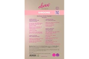 ELEVEN TLC A WELLNESS CO. Eleven TLC | SHROOMIE Mastermind SUPERFOOD Wellness Drink Mix | Keto-Friendly | Caffeine-Free Mushroom Coffee Alternative | 63 Servings