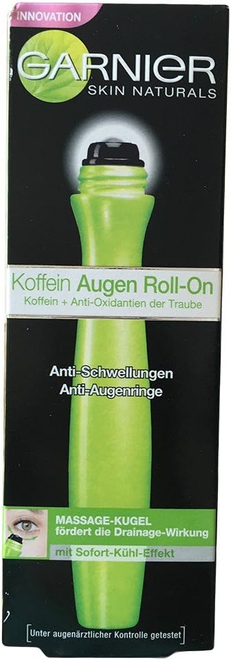 Garnier Nahrology Caffeine Eye Roll-On 15ml For Dark Circles Puffiness