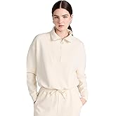 Sweaty Betty womens Sand Wash Soft Half Zip Pullover Sweatshirt