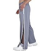 Tear Away Pants for Men Side Zipper Pants Zip Leg Sweatpants Breakaway Post Surgery Pants