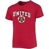 Outerstuff Atlanta United FC Juniors Girls Size 4-16 Team Wordmark Logo T-Shirt
