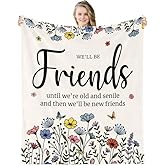 Zlomjro Friendship Gifts for Women, Best Friends Birthday Gifts for Women Friendship, Best Friends Blanket, Gift for Best Friend Woman, Bestie Gift for Bestie, BFF, Cozy Throw Blanket 60"X50"