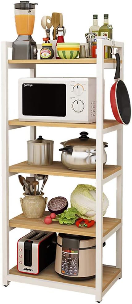 DOOST Schmiedeeisen 5 Schicht Regal Metall Lagerregal schwere Feste