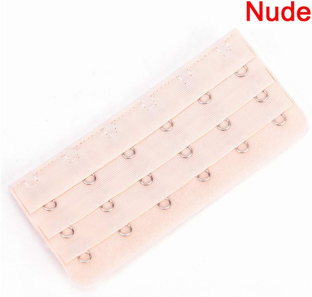 3Pcs Bra Extenders Strap Buckle Extension 3 Rows 6 Hooks Clasp Straps Women Bra Strap Extender Sewing Tool