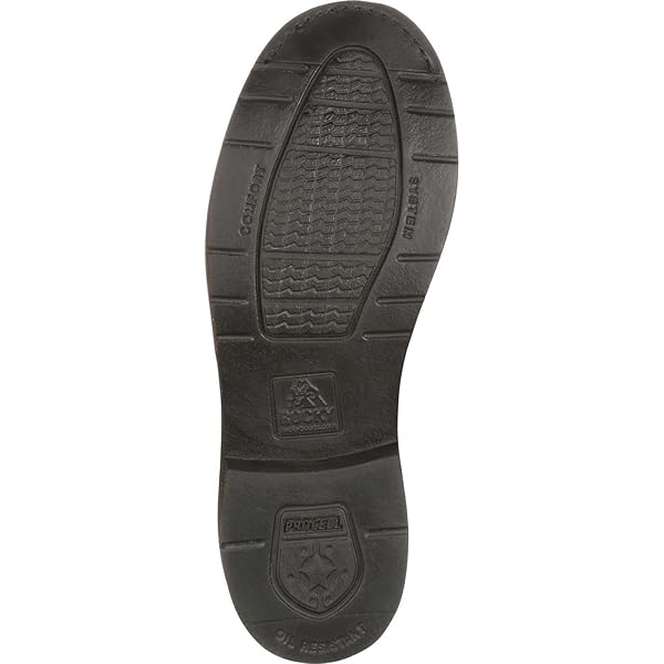 ROCKY MEN’S FQ00501-8 CHUKKA BOOT, BLACK, 4.5 WIDE