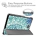 Fintie Slim Shell Case for Samsung Galaxy Tab A 8.0 (Previous Model 2015) - Super Slim Lightweight Standing Cover with Auto Sleep/Wake for Tab A 8.0 SM-T350/T355/P350/P355 2015, Emerald Illusions