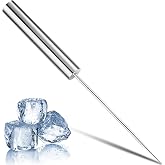 Suclain Stainless Steel Ice Pick Long Chisel Crusher Tool, 14 Inch | Thin Pointed Tip for Breaking Ice in Freezer, Ideal at Bars, Bartenders, Camping, Picnics and Restaurant Cocktail Prep