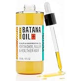 Golden Batana Oil | Dr Sebi Organic Hair Growth Oil from Honduras for Fuller, Thicker & Healthier Hair | 4 oz