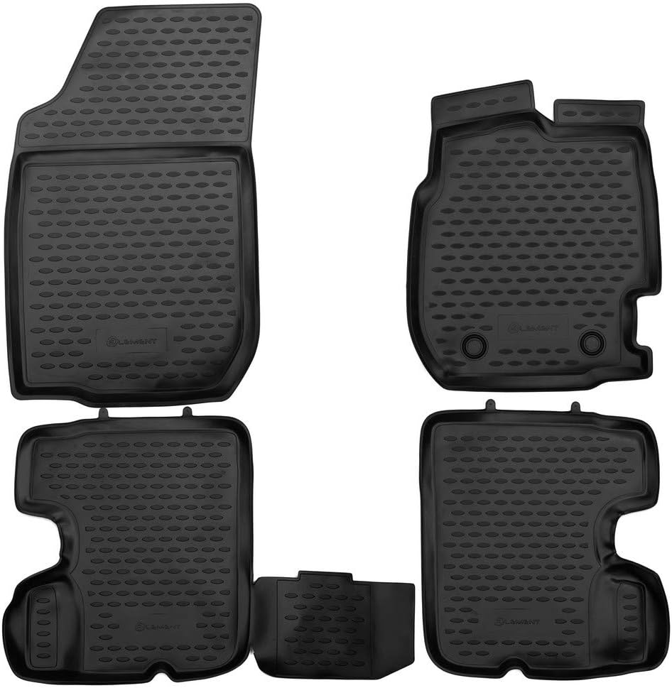 Element Tailored Custom Fit 3D Rubber Floor Mats for RENAULT Sandero, 2010-
