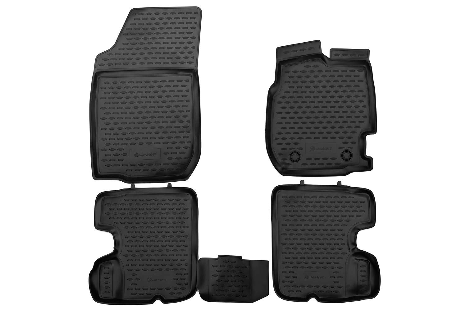 Element Tailored Custom Fit 3D Rubber Floor Mats for RENAULT Sandero, 2010-