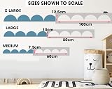 Ideal Stencils Scallop Border Nursery Wall Stencil Size L 10x80cm view 3