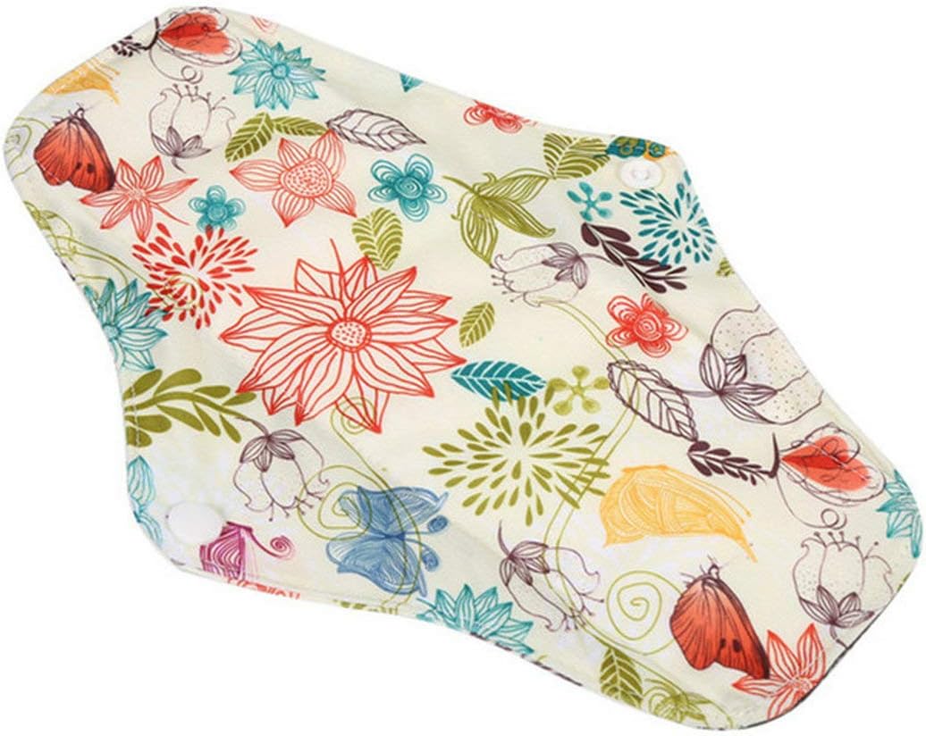 6PCS Extra Large 14 Inch Cloth Menstrual Pads for Night Washable Sanitary Towels Heavy Flow Reusable Pads for Postpartum Nursing Pads (XL 14inch) - Image 5