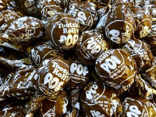 Chocolate Tootsie Pops 5 Pound Bulk Candy