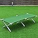 Heize best price Green Folding Camping Cot X Shape Outdoor Portable Military 600D Bed with Carry Bag Hikingthumb 3