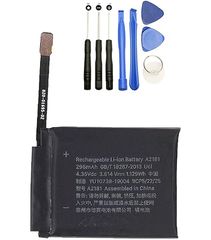 Batteria Ricambio Per Apple Watch Series 5/SE 44mm - Kit Sostituzione Con Attrezzi