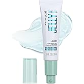 Maybelline Poreless Jelly Primer, Hydrating, Blurring Makeup Primer with 2% Niacinamide For Up To 24HR Make Up Wear, Clear, 1 Count