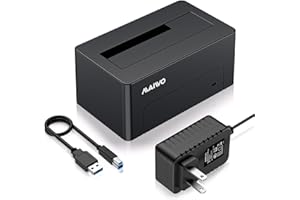 MAIWO SAS to USB 3.0 Adapter, SAS SATA Hard Drive Enclosure Reader for 2.5 3.5 Inch HDD SSD, 24TB Capacity, External Hard Dri