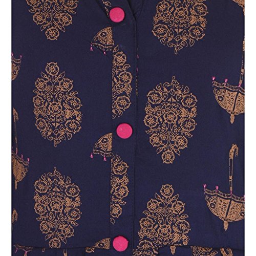 stylum solid umbrella printed women kurti