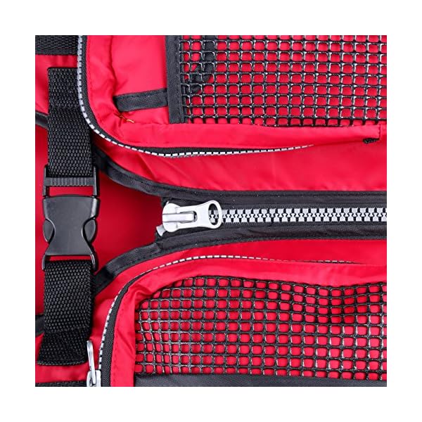 Amairne-made-Boat-Buoyancy-Aid-Sailing-Kayak-Fishing-Life-Jacket-Vest-D11-Red
