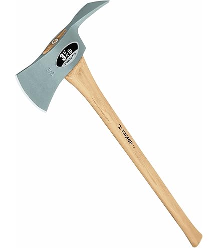 StrongShop 3.5-lb Pulaski Axe With Fiberglass Handle - Trail Clearing & Firefighting Tool (34-inch)