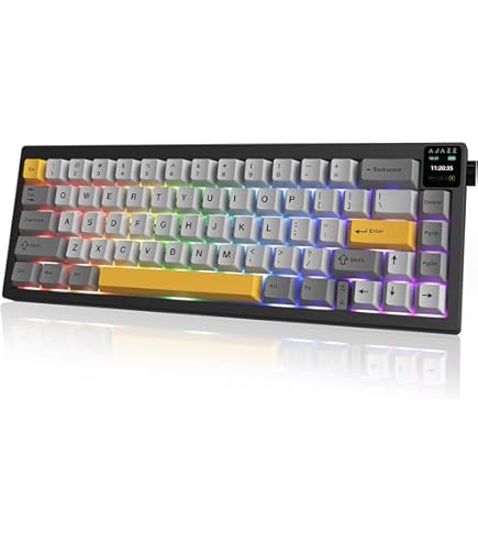 Amazon.com: AJAZZ AK650 65% Layout Hot Swappable Gaming Mechanical