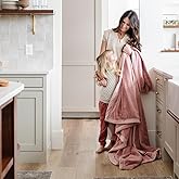 SARANONI Luxury Lush Kids Blanket | Ultra-Soft & Cozy Plush Comfy Blankets for Kids & Teens | Ballet Slipper Pink - 40” x 60”
