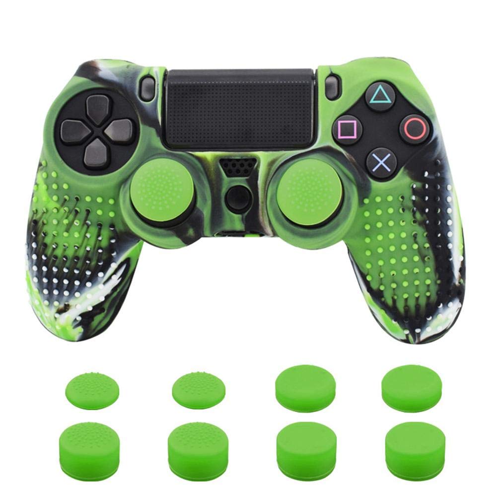 Funda carcasa rojo negro silicona para mando sony ps4 Carcasas