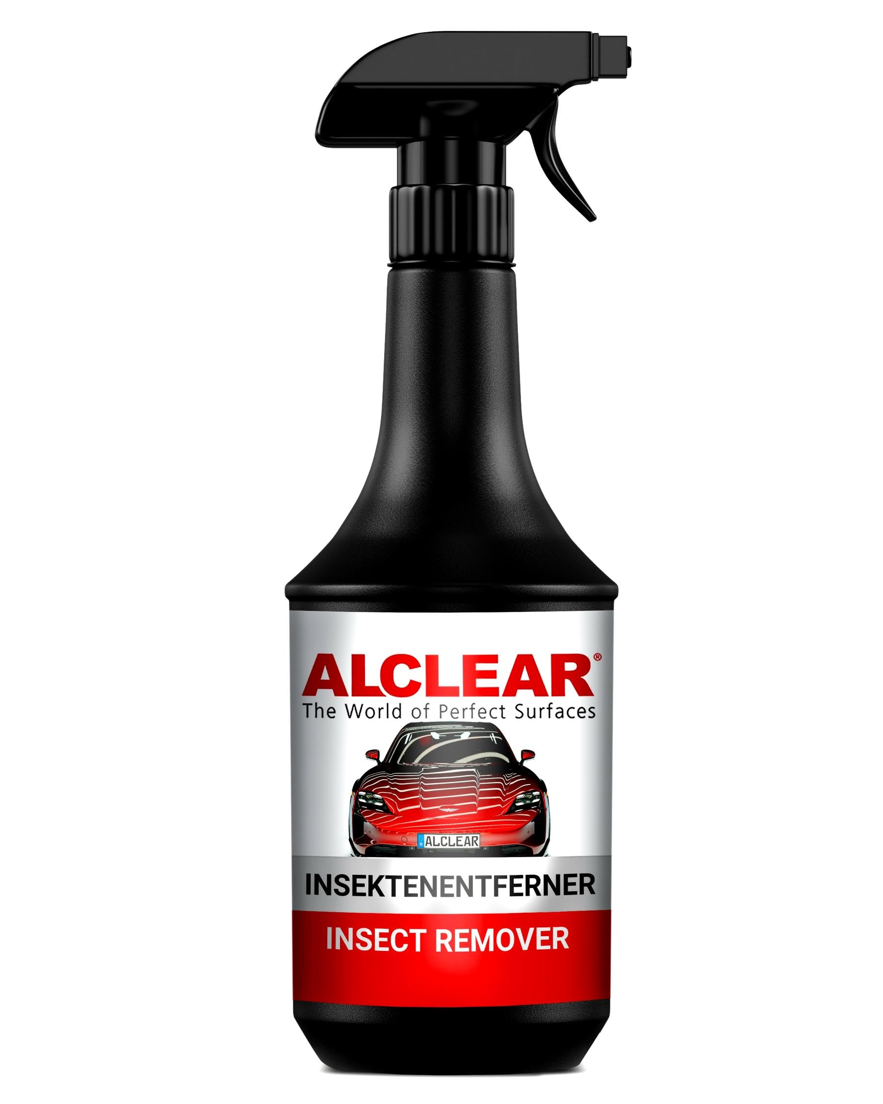 ALCLEAR 721IX Insect Remover specially for Car & Motorcycle - 1000 ml Pre-cleaner for paint, plastic and chrome - quickly and gently dissolves stubborn dried insect stains.