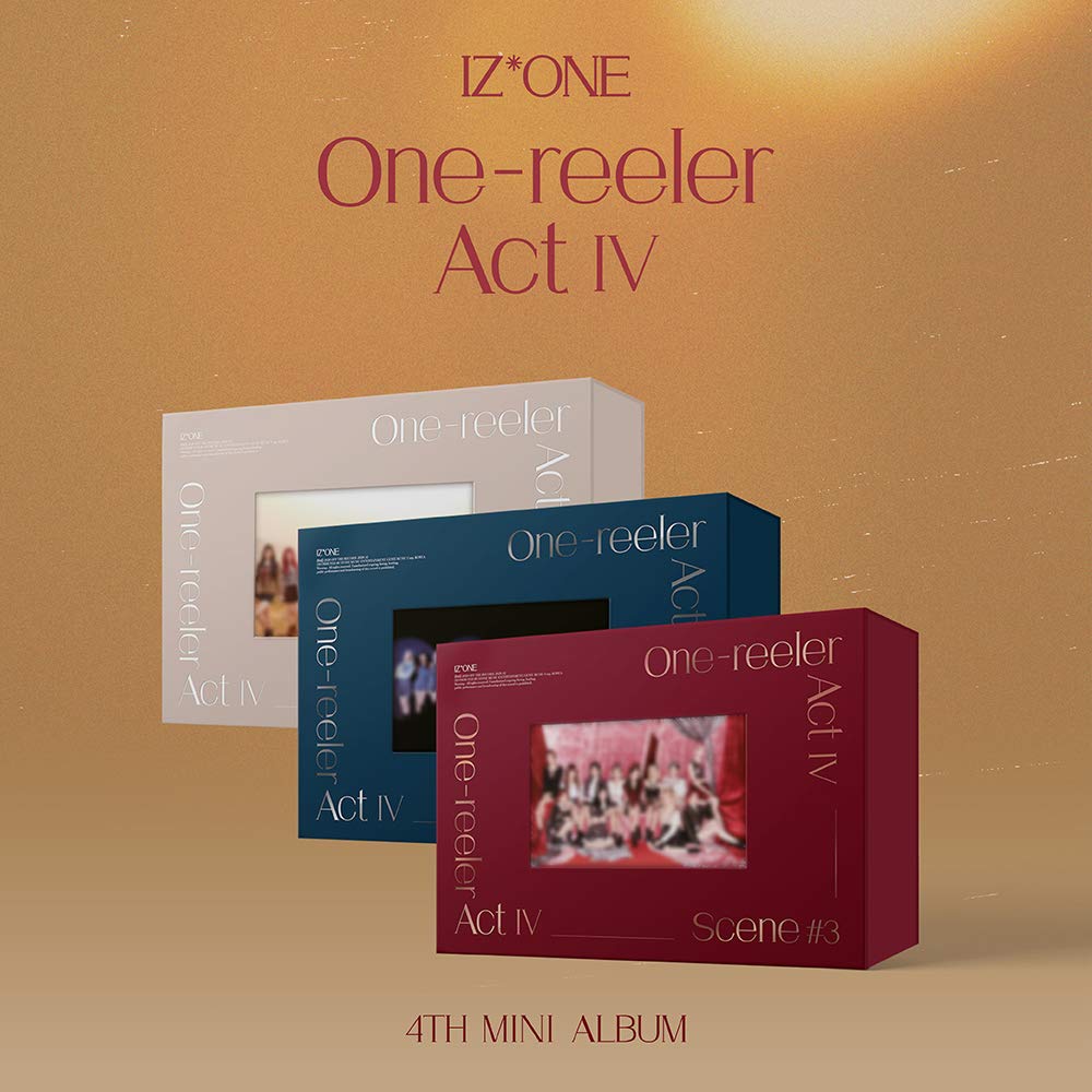 Off The Record Entertainment IZ*ONE IZONE - One-reeler Act IV [Scene #1+2+3 ver. SET] (4th Mini Album) 3 Albums+Pre-Order Benefit+3 Folded Posters+Extra Photocards Set