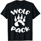 Wolf Pack Wolf Family Matching T-Shirt
