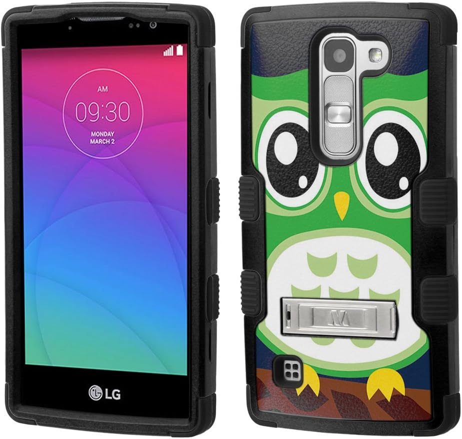 LG Escape 2 case [Green Owl](Black/Black) UNIQUITI(TM
