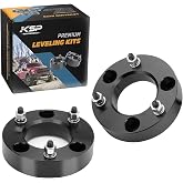 KSP 2-inch Leveling Kit for F150 (2004-2026) 2WD 4WD, Forged Aircraft Aluminum Front Lift Spacers, Compatible with Ford Expedition 03-18 &amp; Lincoln Mark LT, Heavy Duty 12.9 Grade Bolts - 2" Lift