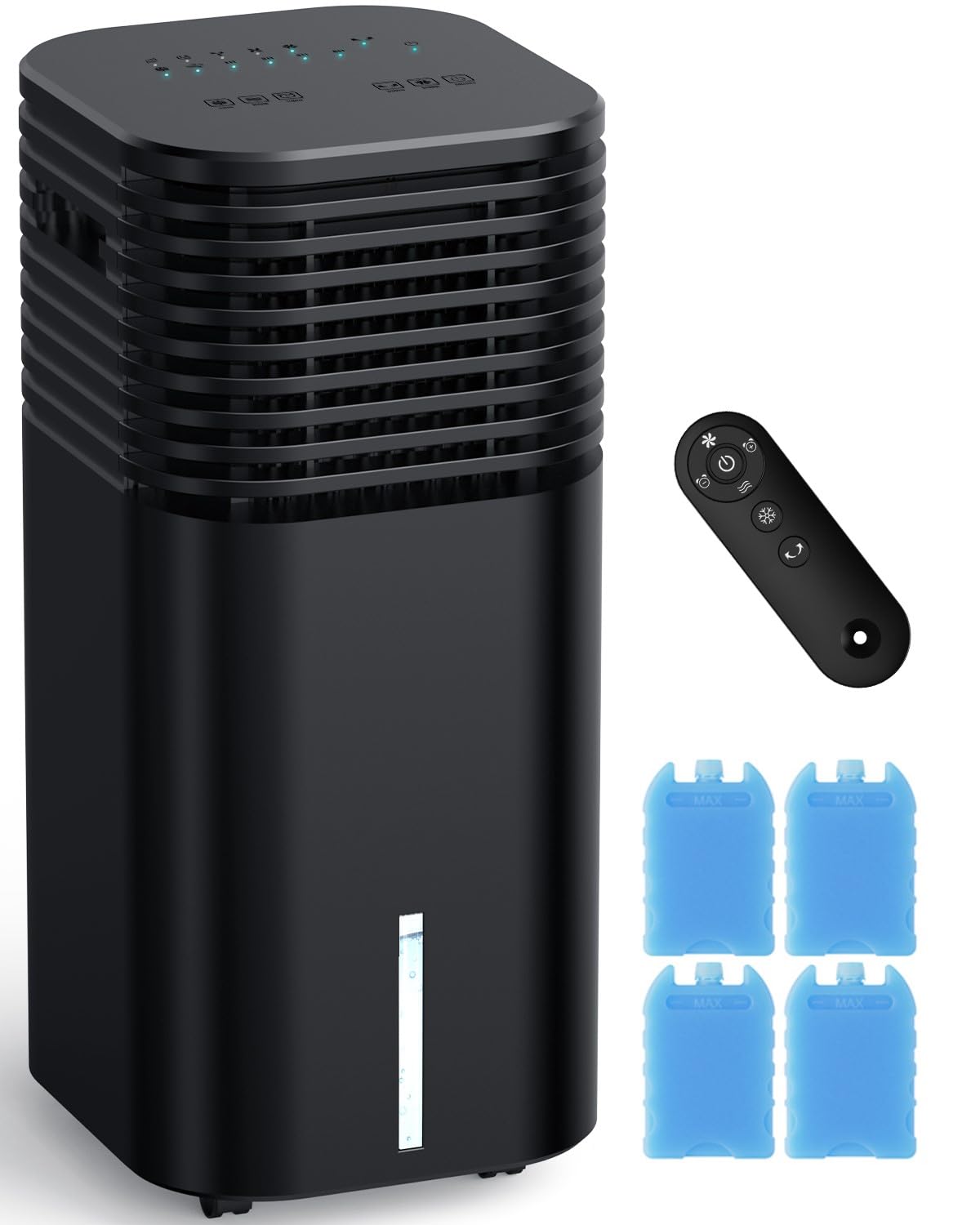 Photo 1 of FANCOLE Windowless Portable Air Conditioners with 4Modes & 3Speeds, 15H Timer for Smart Auto-off, 2Gal Tank for 20H Cooling, Evaporative Air Cooler 17 FT Remote, 120° Swing Swamp Cooler No Hose Needed