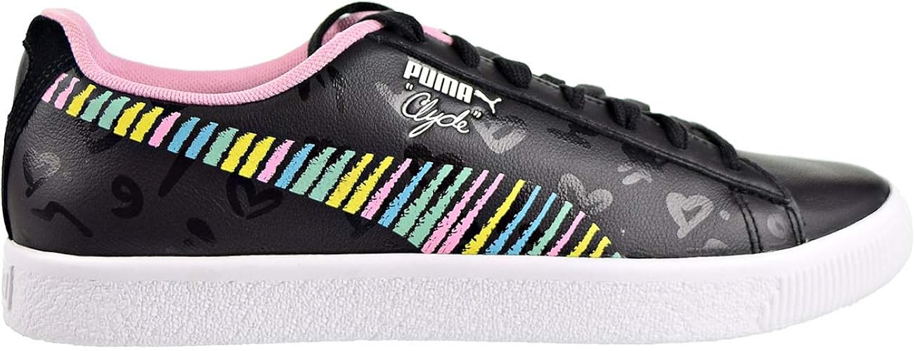 puma black casual shoes