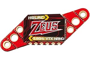 HGLRC Zeus350mW VTX M2 M3 16x16 20x20 25.5x25.5 5.8GHz Built-in Microphone Switchable FPV Transmitter VTX Betaflight for FPV Racing Drone Quad (SMA)