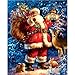 Mobicus 5D DIY Diamond Painting by Number Kits，Santa Claus Presents Gifts(12X16inch/30X40CM)