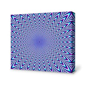 Canvas Wall Art for Living Room,Bedroom Home Artwork Paintings Visual Illusion Ready to Hang - 12x12 inches