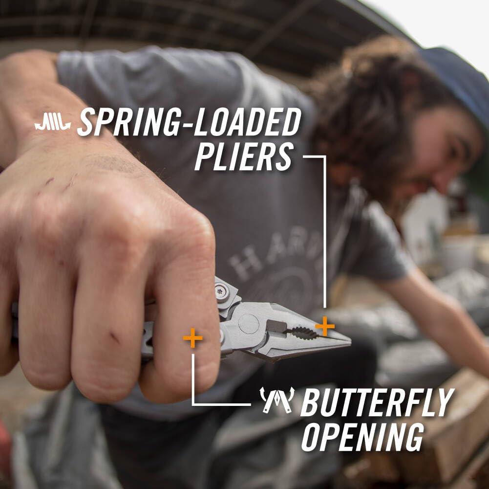 Gerber Gear SuspensionNXT 15in1 MultiTool Pocket Knife Set EDC Gear And Equipment Multi