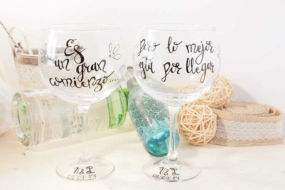 Copa de gin tonic personalizable - Copa personalizada para ...