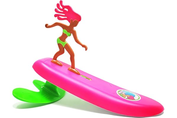 Surfer Dudes Classics Wave Powered Mini-Surfer and Surfboard Toy - Bali Bobbi