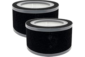 FLT4200 Lot de 2 filtres L de rechange pour purificateur d'air GermGuardian AC4200 et AC4200W, H13 True HEPA avec préfiltre à
