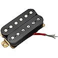 Musiclily Basic 52mm Ceramic Humbucker Double Coil Bridge Pickup for Electric Guitar, Black