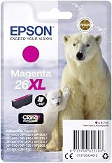 Epson 26XL Polar Bear Magenta High Yield Claria Premium Ink Cartridge T2633