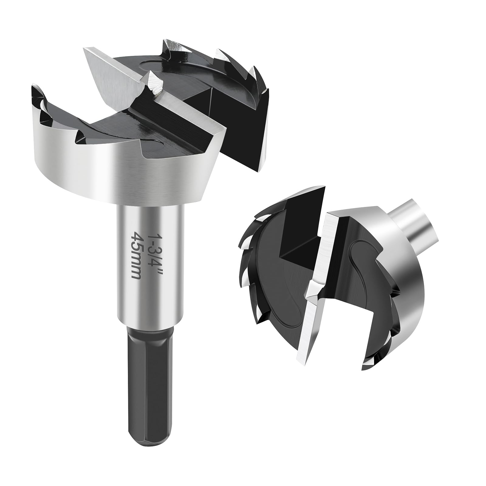 Photo 1 of 1-3/4 Inch Forstner Bit for Woodworking,1-3/4" Forstner Drill Bit for Wood,Wood Drill Bit Woodworking Hinge Cutter Tool for Woods Plywood Plastic