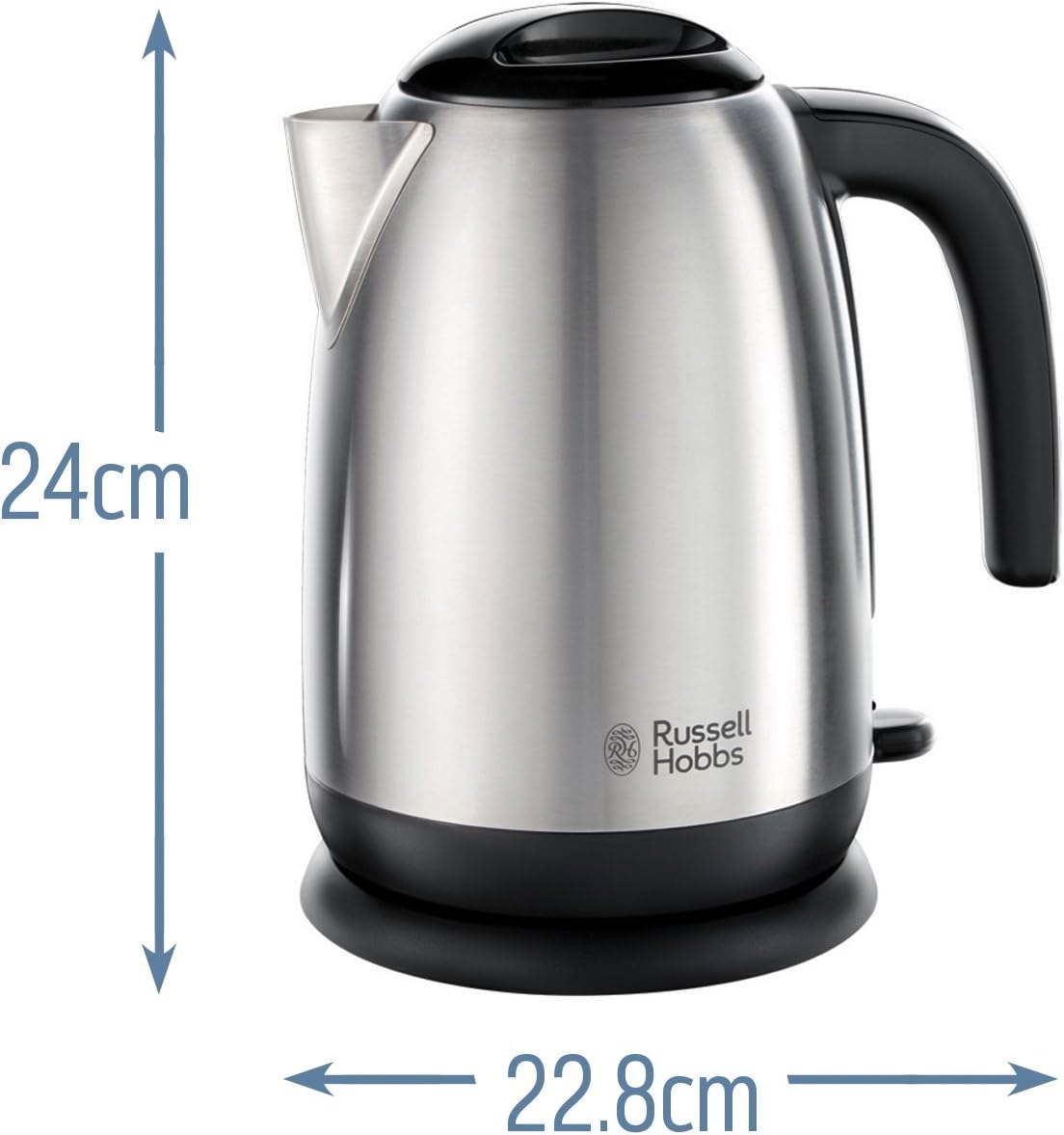 Russell Hobbs Adventure Brushed Stainless Steel Electric Kettle 3000W