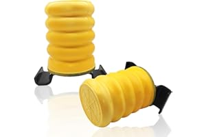 DAZZLAIT SSR-610-54 Rear Suspension Enhancement System Yellow | Bump Stop Fit for Nissan Frontier, Titan | Toyota Tacoma, Tundra, Hilux | Mitsubishi Triton | Rear Suspension Helper Springs