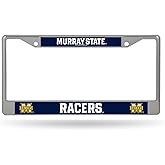 Rico Industries NCAA Murray State Racers 12" x 6" Silver Chrome Frame W' Decal Insert Car/Truck/SUV Auto Accessory