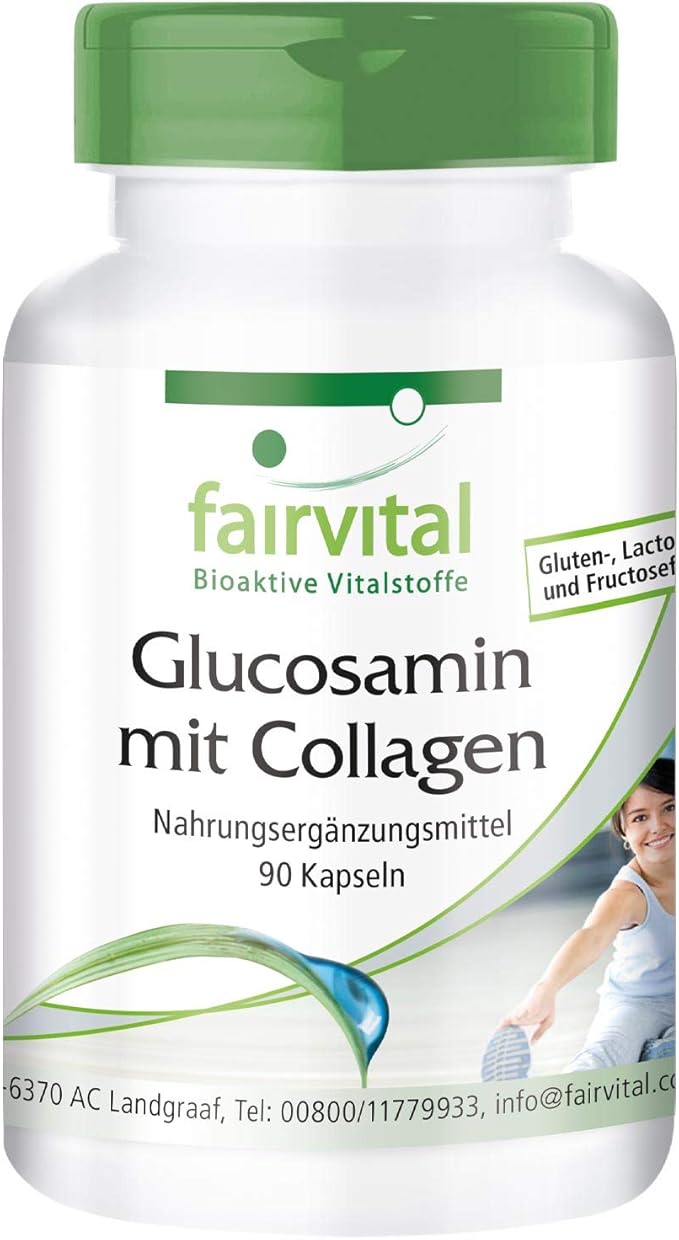 Glucosamine Collagène 1 mois dosage élevé 90 Capsules Amazon.fr