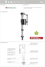 Fluidmaster 400EL Bottom Entry Toilet Fill Valve Neutral Water Level Adjustable view 8